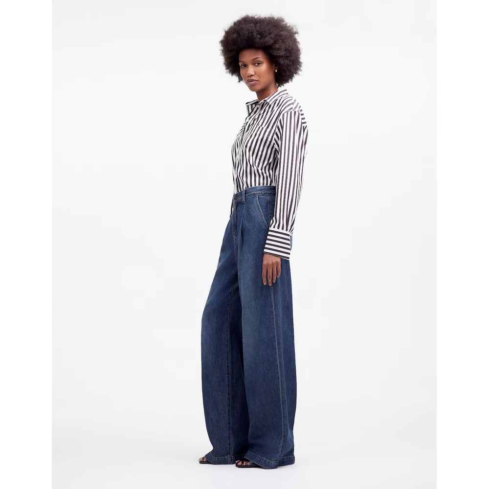 Madewell The Harlow Wide-Leg Jean: Airy Denim Edition Fieldale Wash 25 Spring - Picture 3 of 11